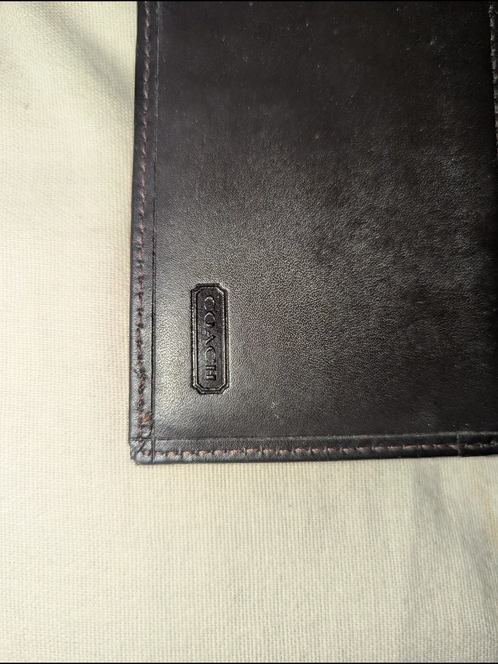 Coach Brown Signature Canvas Long Wallet